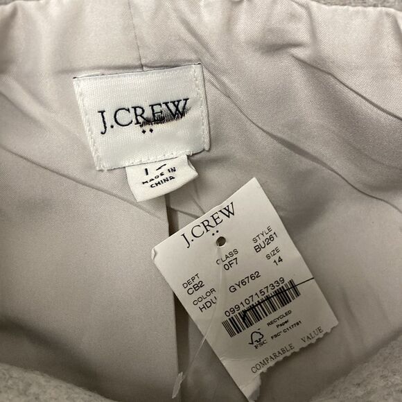 J.Crew Factory Button-neck City Coat - Picture 2 of 5